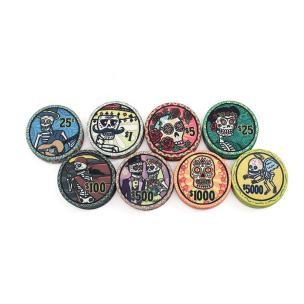 39mm Tiki King Ceramic Poker Chips 39mm Tiki King Ceramic Poker Chips